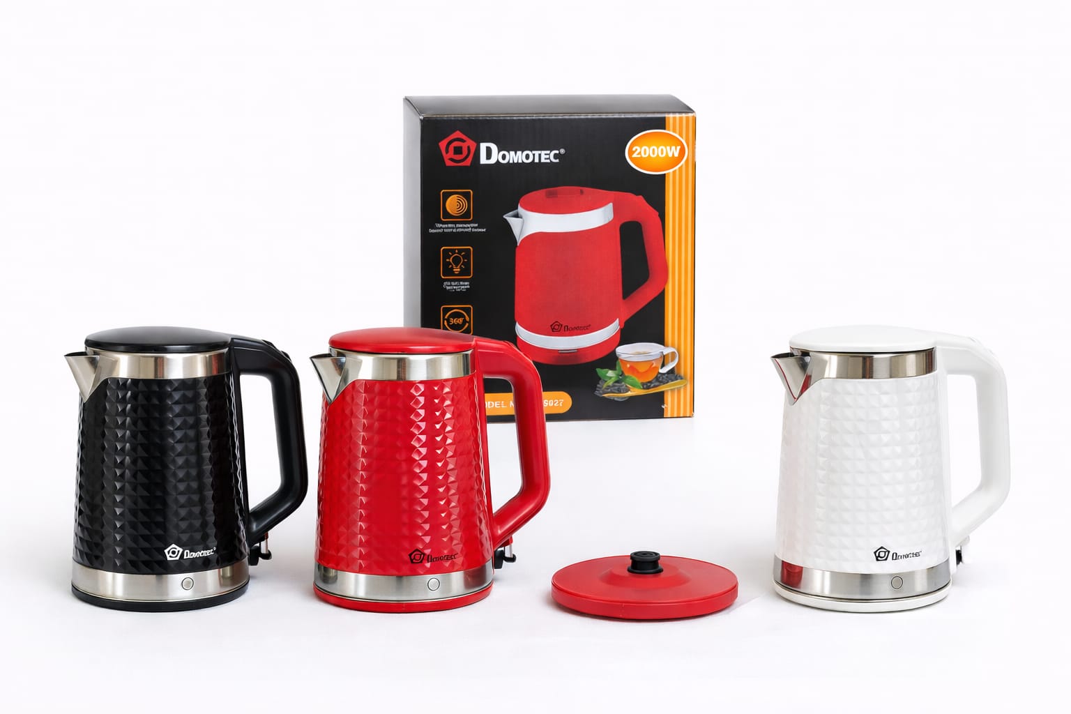 Wasserkocher 2000W Mix Farben